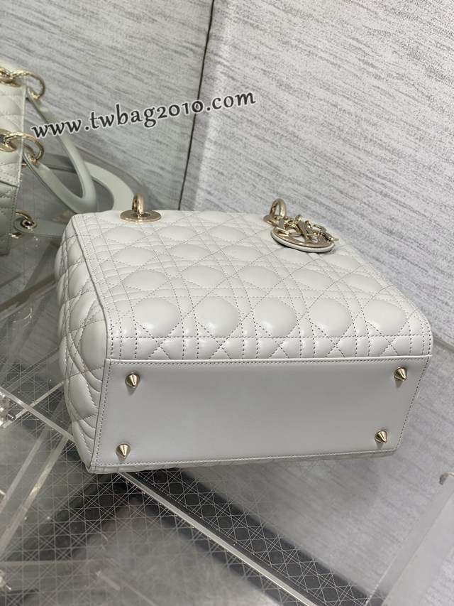 Dior专柜新款迪奥顶级原单Lady最新翻盖羊皮五格手提包 djfk1110